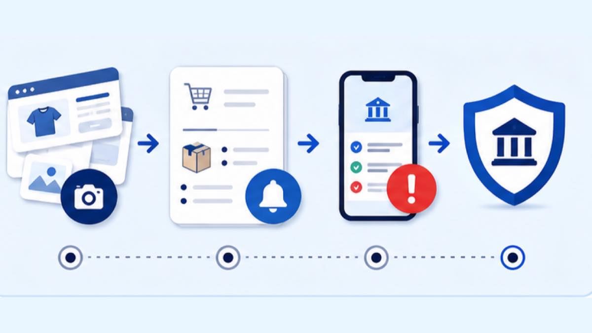 Keep the listing, seller details, payment alert and complaint trail together if an online order looks fraudulent