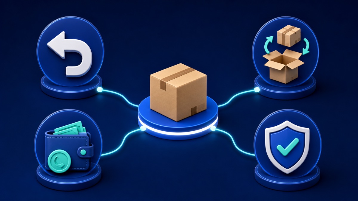 Match a delivered product problem to return, replacement, refund or warranty